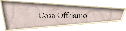 Cosa Offriamo